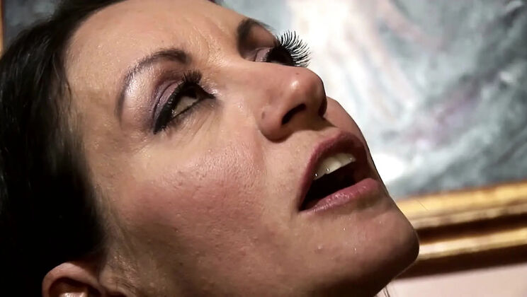 Dirty Granny MILF Persia Monir Gets Nasty Facial - Big Tits & Hairy Pussy