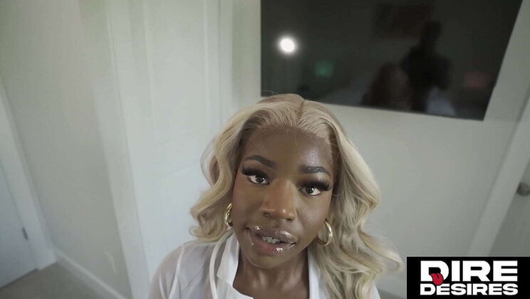 Nurse May Hashira Blowjob & Doggystyle with Big Booty Ebony Ass Bouncing on BBC