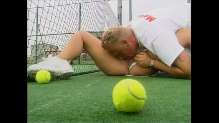 Amateur MILF Vivian Schmitt Big Tits & Ass Fucked Hard on Tennis Court - Huge Cock Cumshot on Pussy