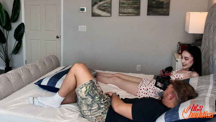 Cute Teen Dolly Paige Gets Creampie in Behind The Scenes Sex