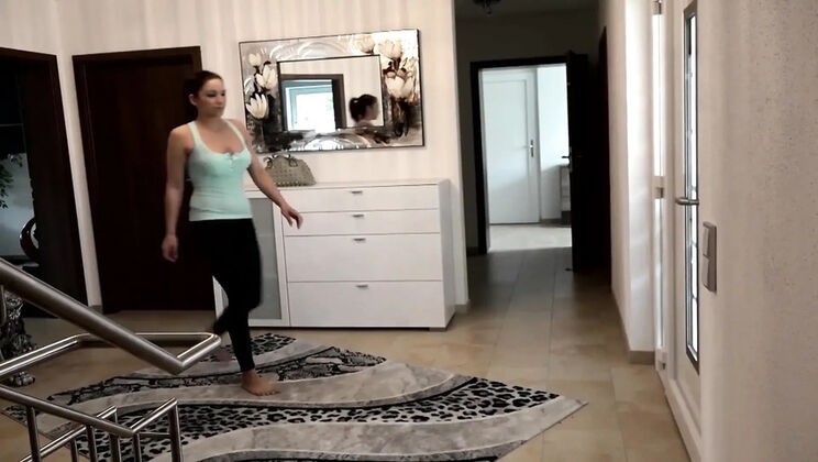 French Babe Natalie Hot Licks Friend's Pussy - Big Tits Lesbian Fingering & Sex Toy Fun