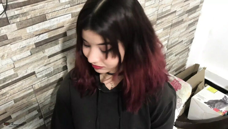 Skinny Latina MafelaGo fucks her friend hard - Spanish porn with big cock and blowjob