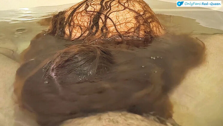 Underwater Bathtub Blowjob POV with Busty Redhead MILF in 4K