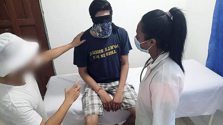 Amateur Latina MILF Takes Stepson For Happy Ending Massage - Hot Brunette Seduction