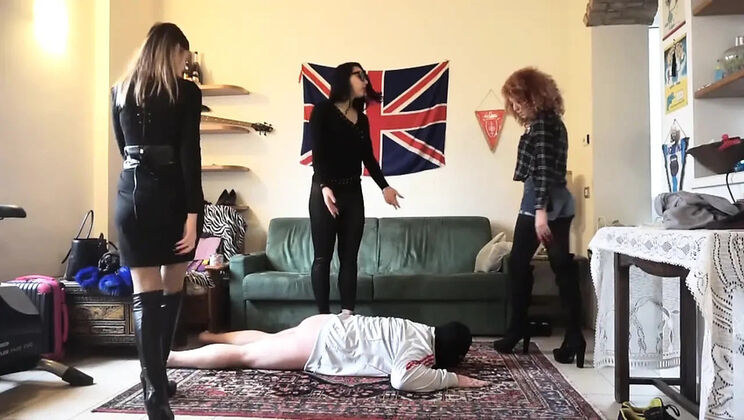 Masked Slave Cock Punishment - Hard CBT Torment by Dominatrix