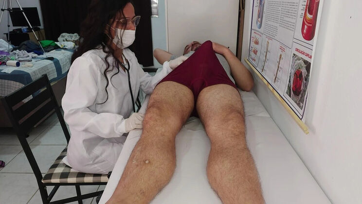 Nurse Handjob Exam Makes Patient Hard in Hospital - Jennyferpimenta Amateur 4k