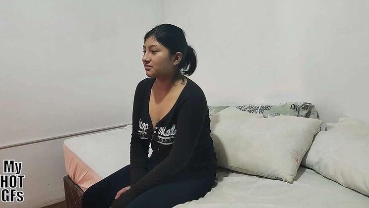 Kiomi's Porn Casting Blowjob - Petite Latina Amateur Swallows Cum