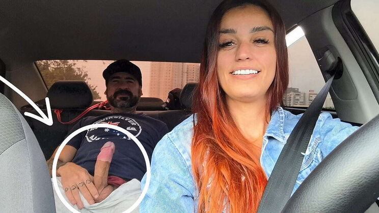 Promiscuous Ride-Share Driver Catches Passenger Jerking Off & Fucks Him Raw - Creampie & Blowjob with Ator Zegalinha