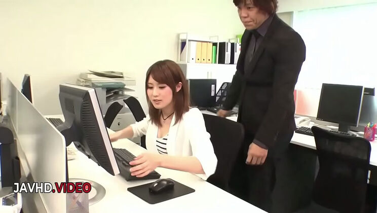 Yumi Maeda Office Sex - Japanese JAV Boss Fucks Her Hard Doggy Style Cum