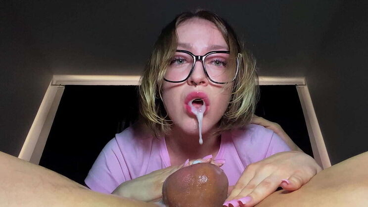 Sloppy 69 Blowjob & Throatpie - Kiss Allisse Takes Cum in Mouth