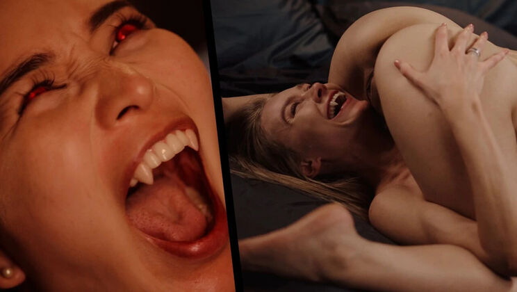 Blonde Vampire Nancy Ace Bites Hot Asian Lesbian - Hypnotic Pussy Eating & Femdom Trailer