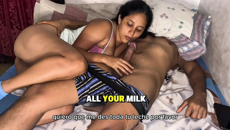 Hot Venezuelan Girl Begs: Give Me Your Cum In My Mouth - Homemade Couple Sex