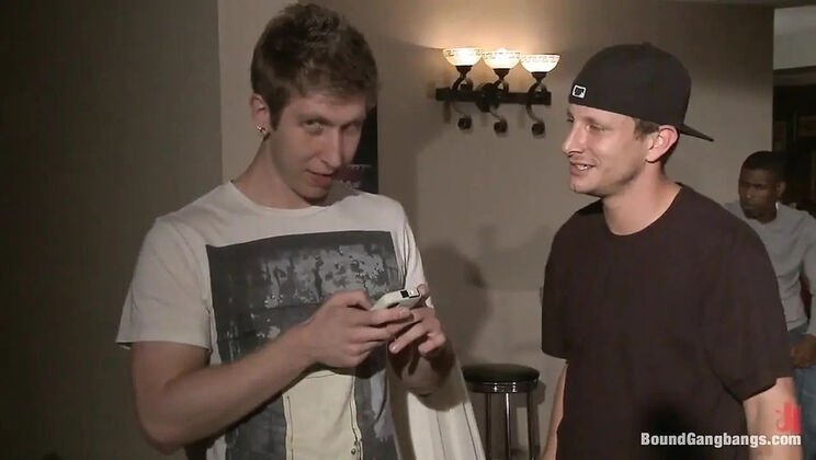 Cassandra Nix First Gangbang - 12 Guys at Frat Party Anal Creampie