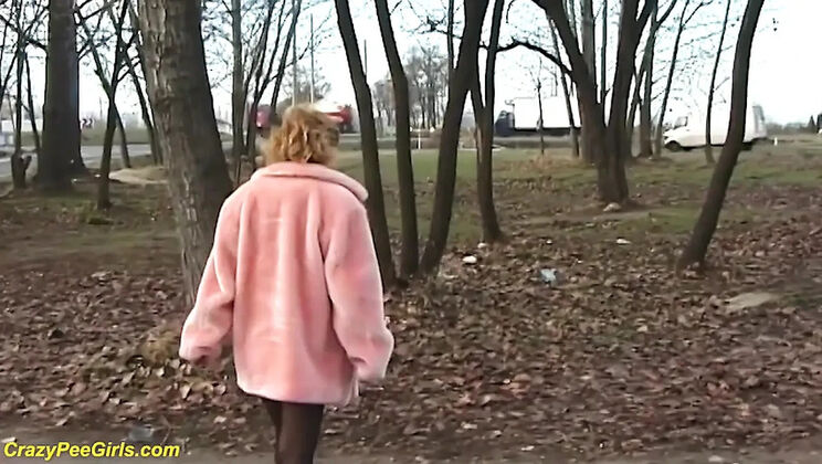 Hot Redhead Wife Pissing Outdoors - Amateur Golden Shower Fetish