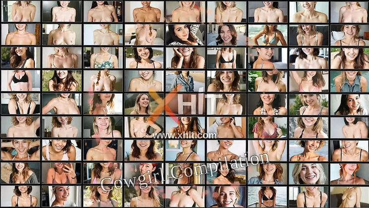 Hottest Cowgirl Sex Compilation - Lesbian Stars Emma Butt & Liza Del Sierra Fuck & Ride