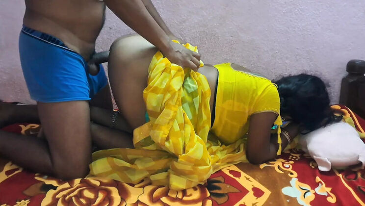 Desi Girl Just Married Fucks Hard in Doggy - Horny Indian Wife Creampied