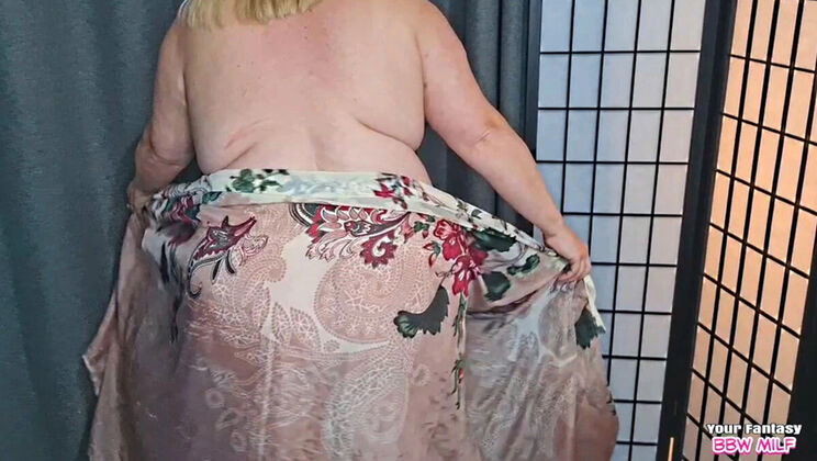 BBW Wife Teases Cock With Her Big Natural Tits - Amateur Homemade MILF Fuck