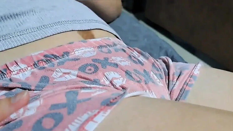 Step Daughter Fingered and Licked Until Her Hairy Pussy is Wet and Creamy