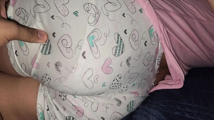 Stepsister Prank Creampie - Hairy Latina Doggystyle POV