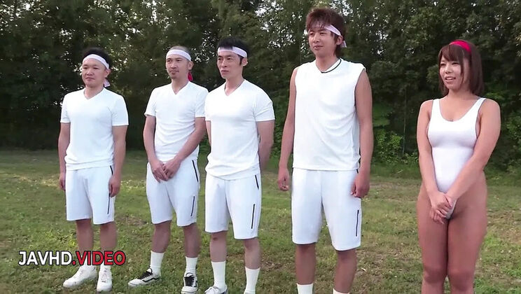 Sara Saijo Intense Outdoor Group Sex - Hot Japanese MILF Fucked Hard