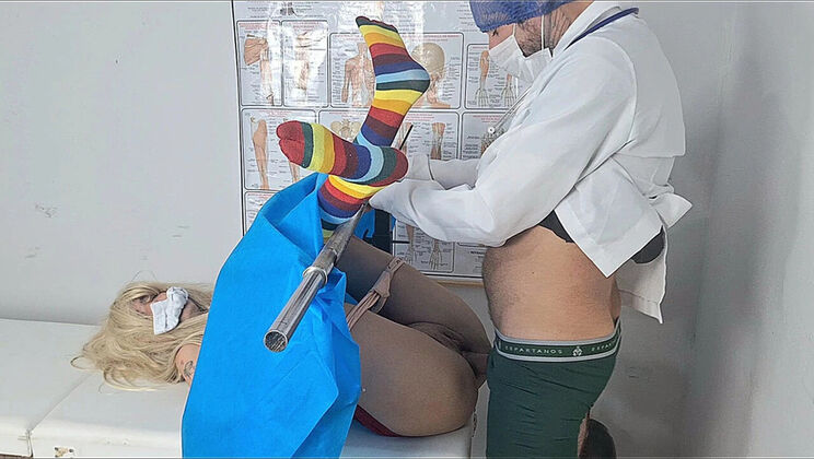 Gyno Doctor Fucks Patient During Exam - Brazilian Teen Squirting POV