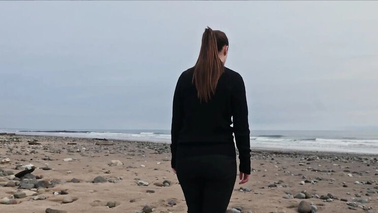 Silvia Soprano Rough ATM Domination on Surreal Beach - Big Ass Anal Punishment & Face Fucking