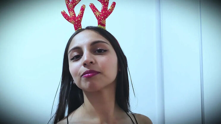 My Friend's Christmas Gift: Hardcore Anal Fuck with Big Ass Amateur