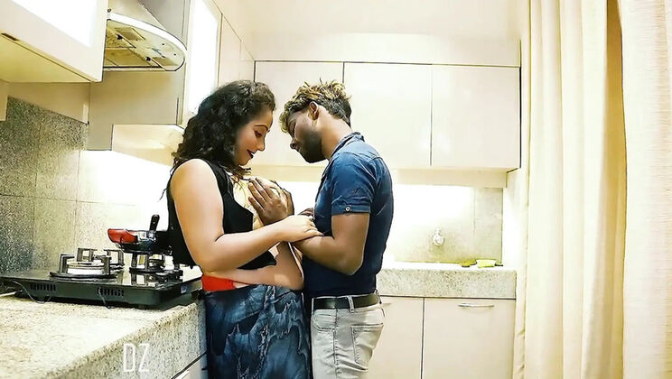 Desi Step Mom Big Ass Doggy Style Fuck in Kitchen Hindi Audio