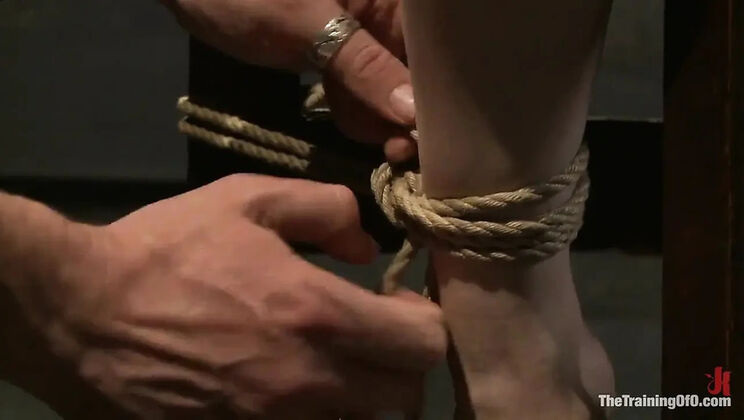 Sloane Soleil Tied Up & Tormented - Extreme Bondage Orgasm & Squirts