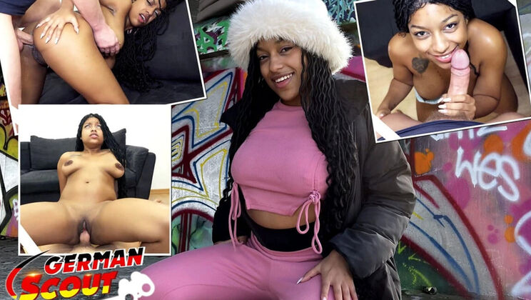 German Scout Vicky Menage Anal Casting No Condom - Big Natural Tits Black Girl Fucked Hard