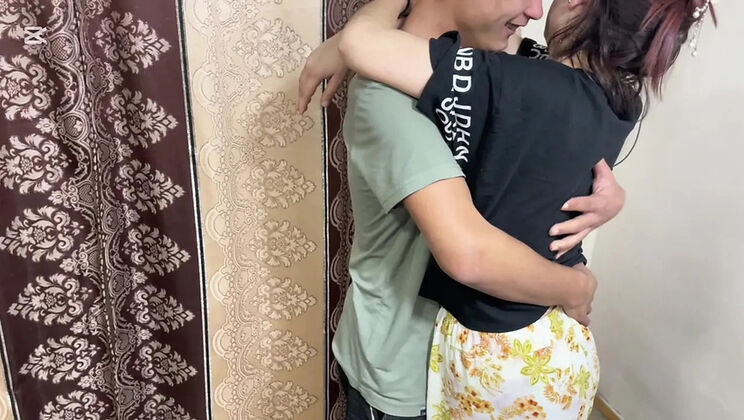 Asian teen Roben gets fucked by the window at home