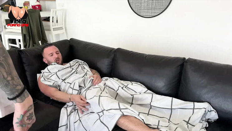 Huge-Titted Nurse Swallows His Cock and Gets Banged