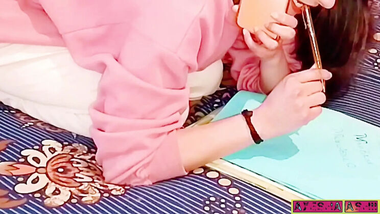 Horny College Student Fingering Herself to Intense Orgasms | AyeshaAshii