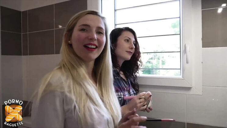 Mia and Chloé Get Pounded by Two Big Studs
