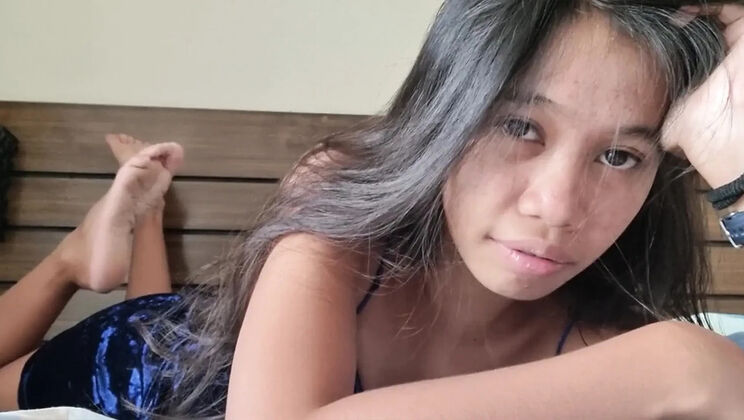 Skinny GF Milking Dick on Video Call Sex in HD
