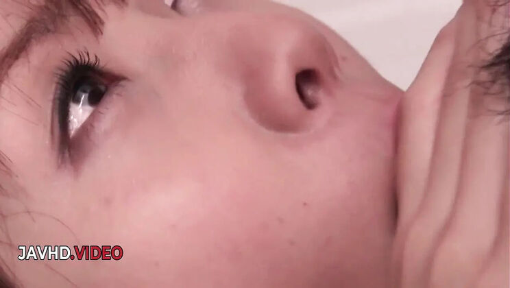 Japanese stunner Miu Suzuha in sexy lingerie teases until creampie blowjob
