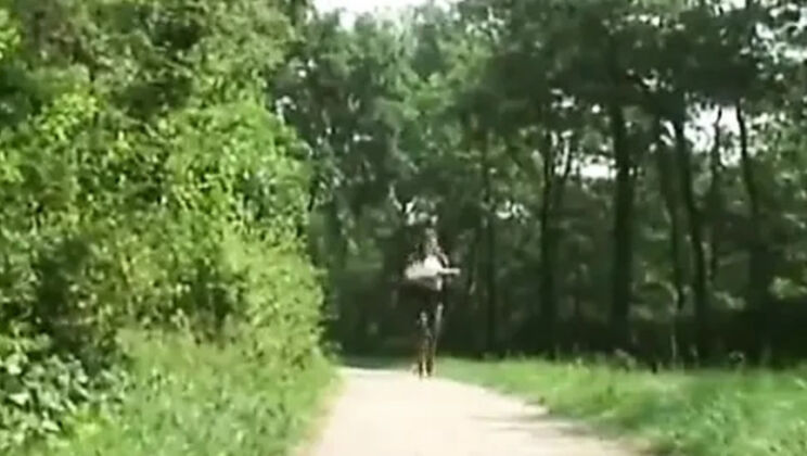 Dutch MILF Gives a Vintage Outdoor Blowjob and Rides Hard