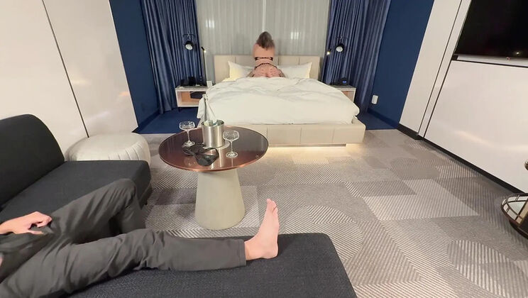 Caught Cheating Wife Gets Double Creampie While Husband Watches Then Joins