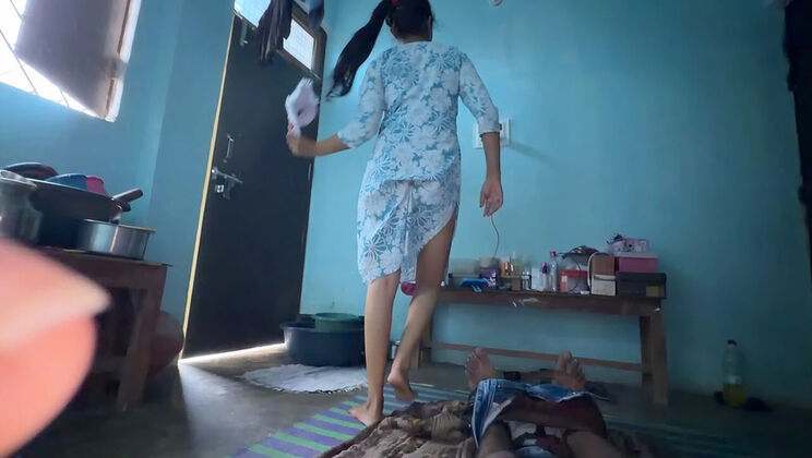 Brother Fucks Stepsister While Uncle Away - Desi Village Girl