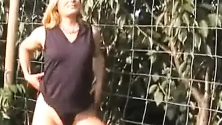 Stunning German Blonde Gets Fucked Hard on a Car