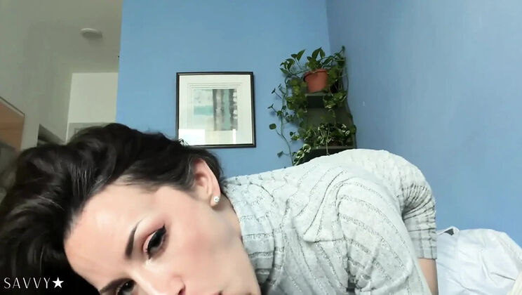 Quiet Roomie Fuck With Big Titty Brunette SavvyStar